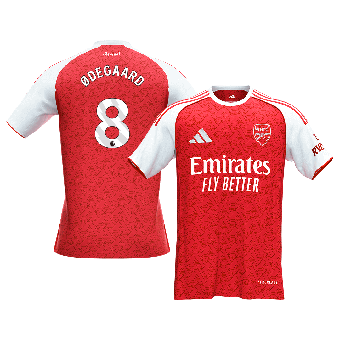 Arsenal Jersey Custom ØDEGAARD #8 Soccer Jersey Home 2025/26