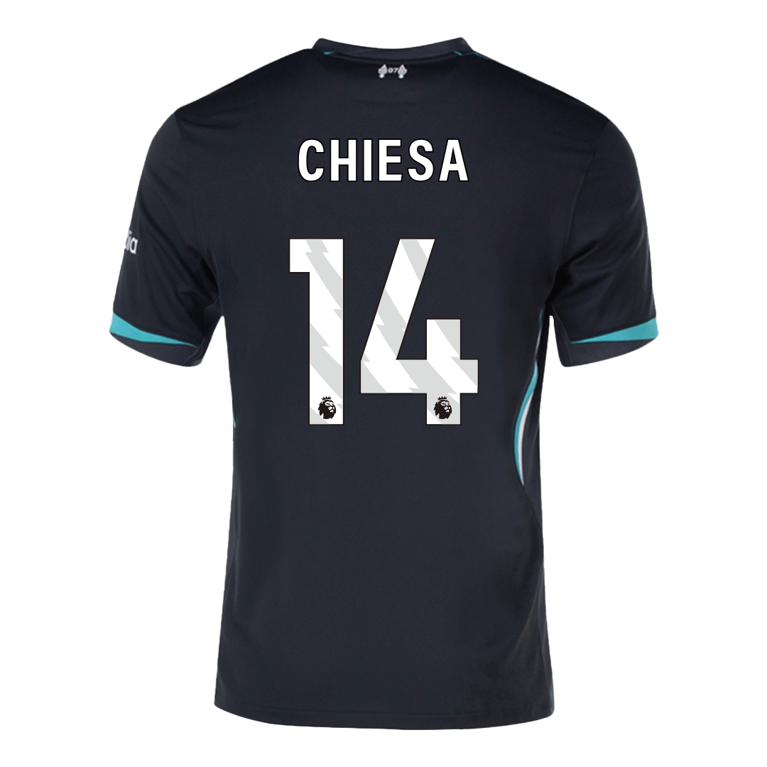 Liverpool Jersey Custom CHIESA #14 Soccer Jersey Away 2024/25
