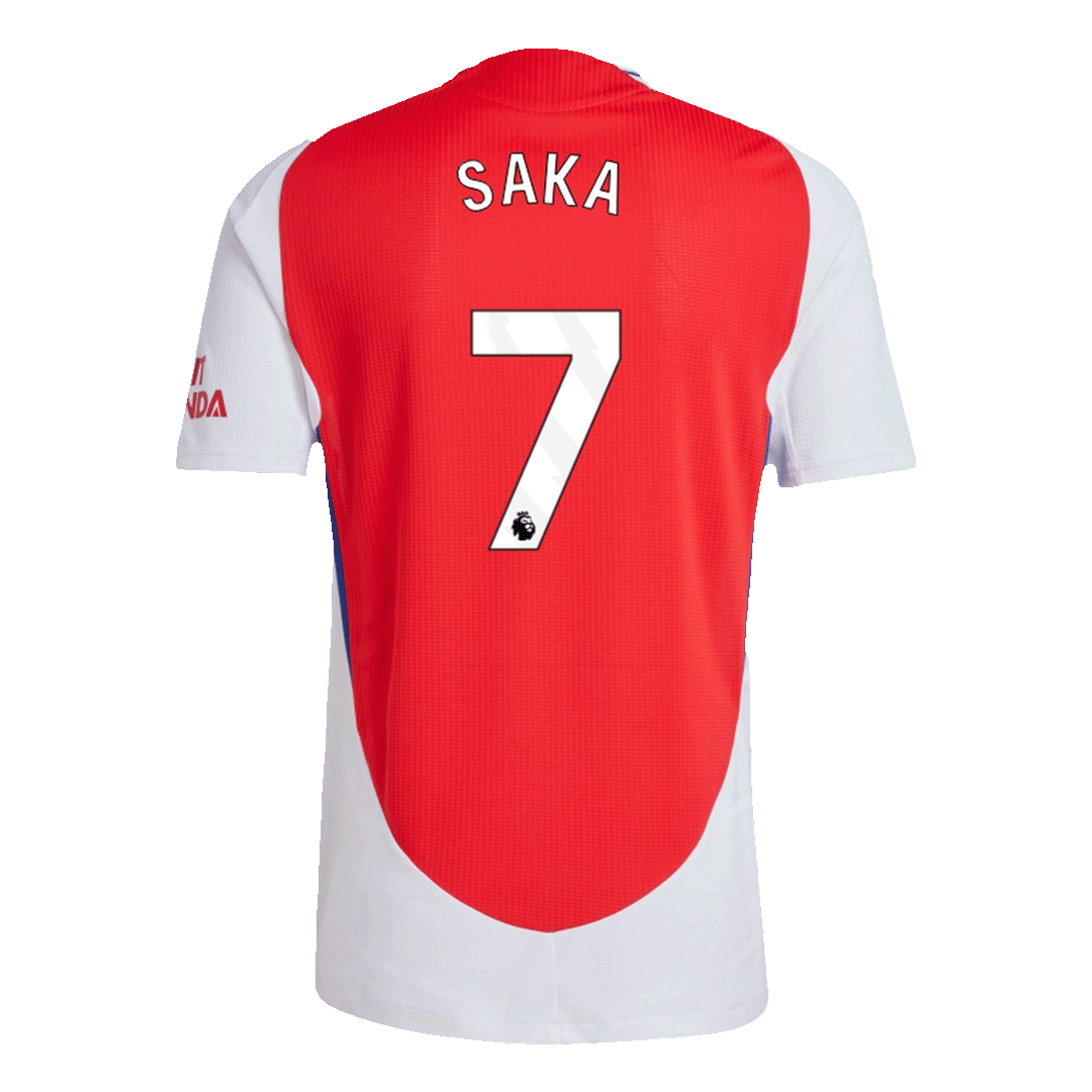Arsenal SAKA #7 Home Custom Player Version Soccer Jersey 2024/25