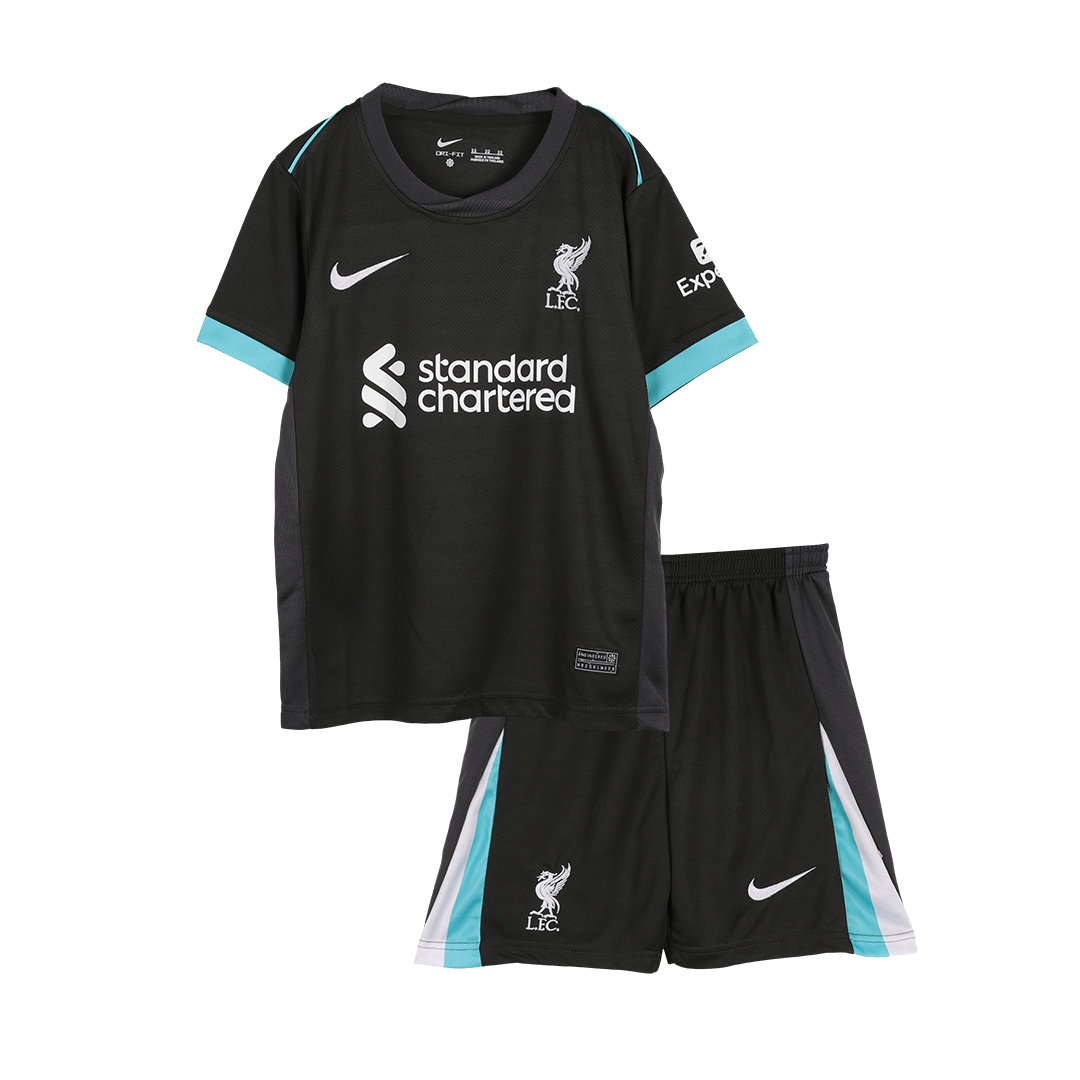 Kids Liverpool Away Soccer Kits 2024/25