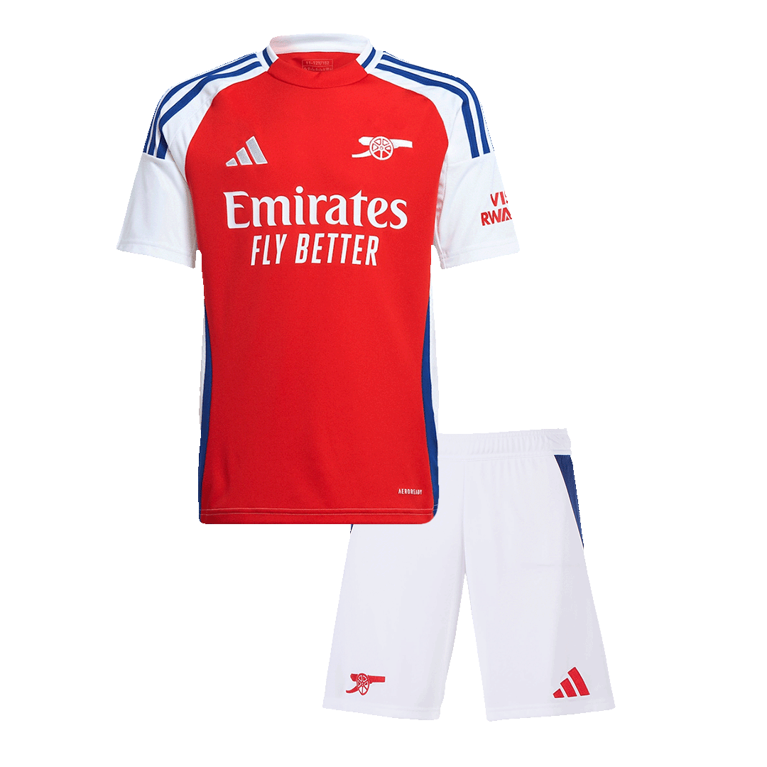 Kids Arsenal Custom Home Soccer Kits 2024/25
