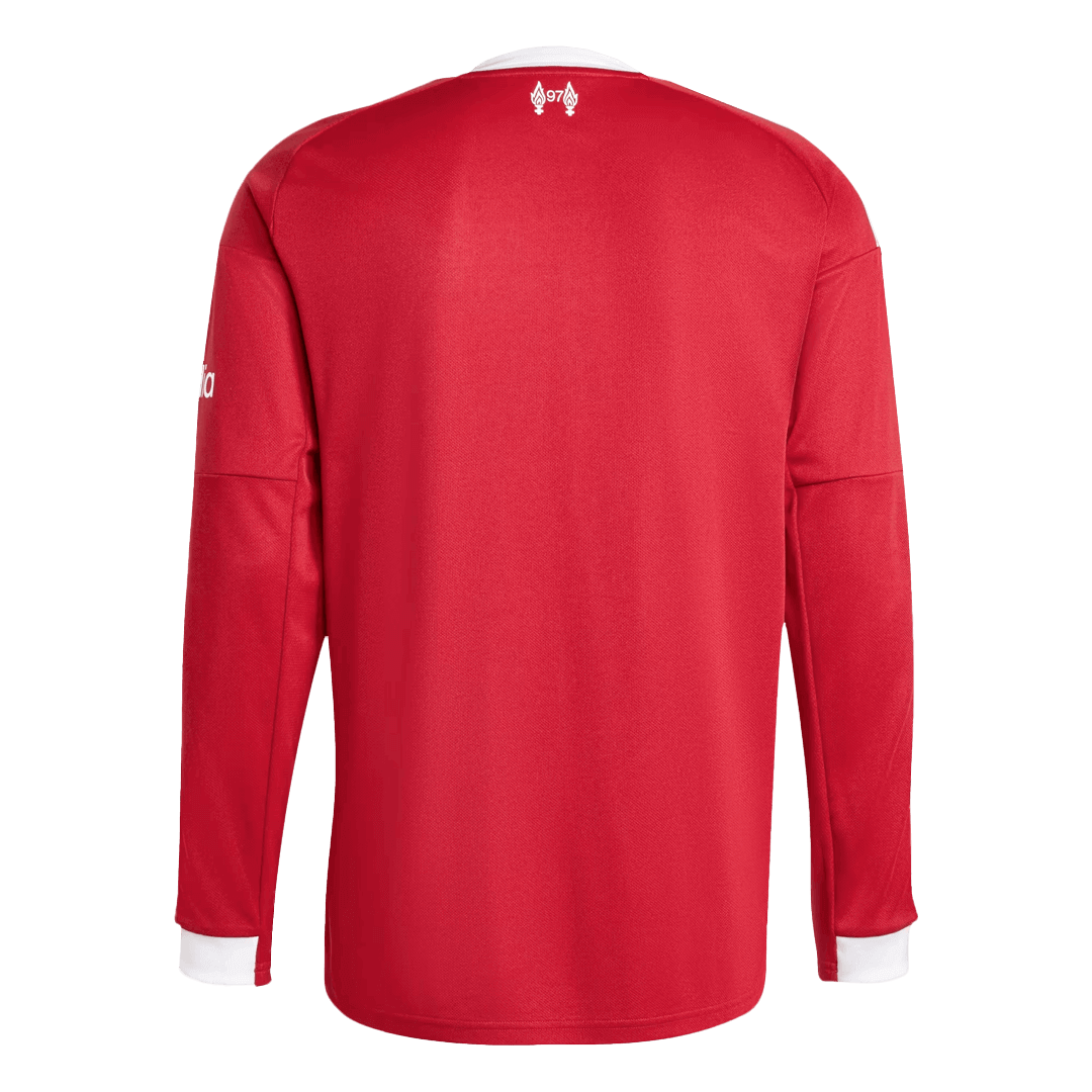 Liverpool Long Sleeve Jersey Home Football Shirt 2025/26