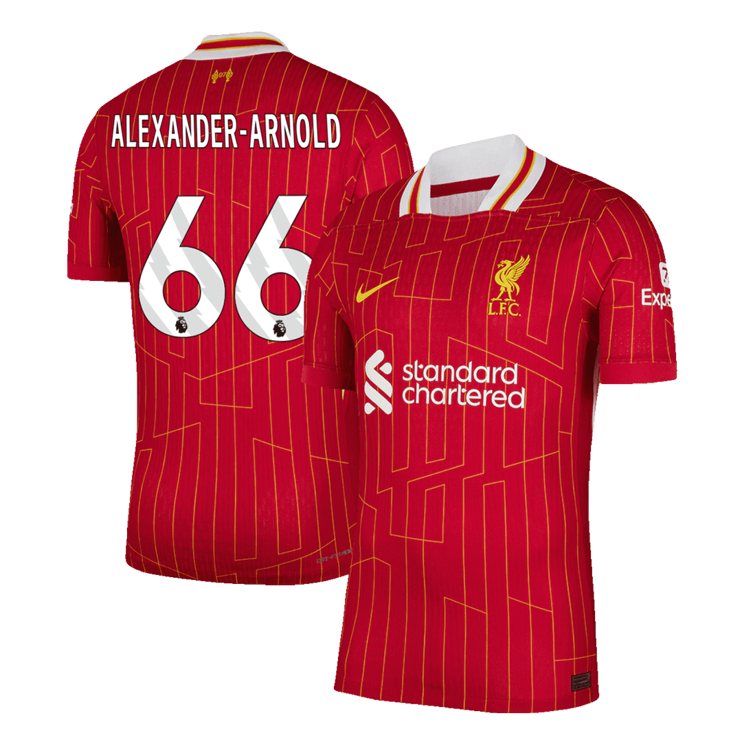 Liverpool ALEXANDER-ARNOLD #66 Home Custom Player Version Soccer Jersey 2024/25