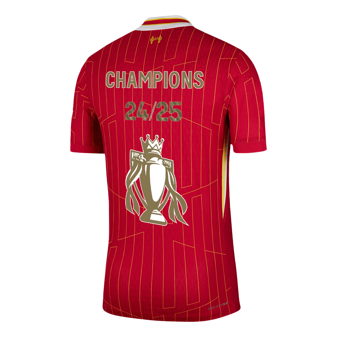 Liverpool Home Custom Player Version Soccer Jersey CHAMPIONS 2024/25