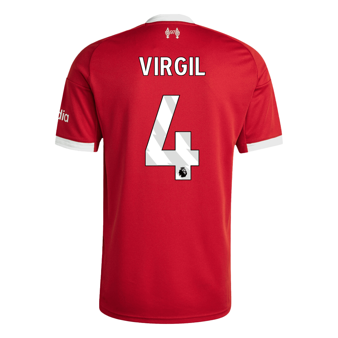 VIRGIL #4 Liverpool Soccer Jersey Home Custom Shirt 2025/26