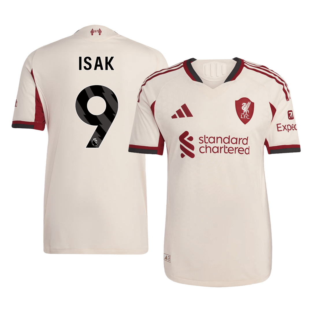 Liverpool ISAK #9 Away Custom Player Version Soccer Jersey 2025/26